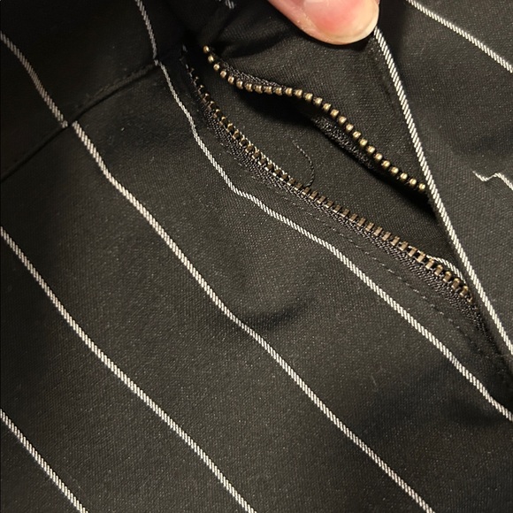Black Pinstripe Trousers - Picture 4 of 7